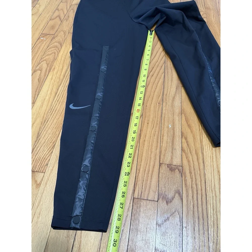 Nike City Ready Black Snap Front Pants Size Small